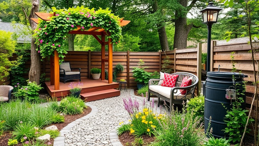 native plants and rain gardens