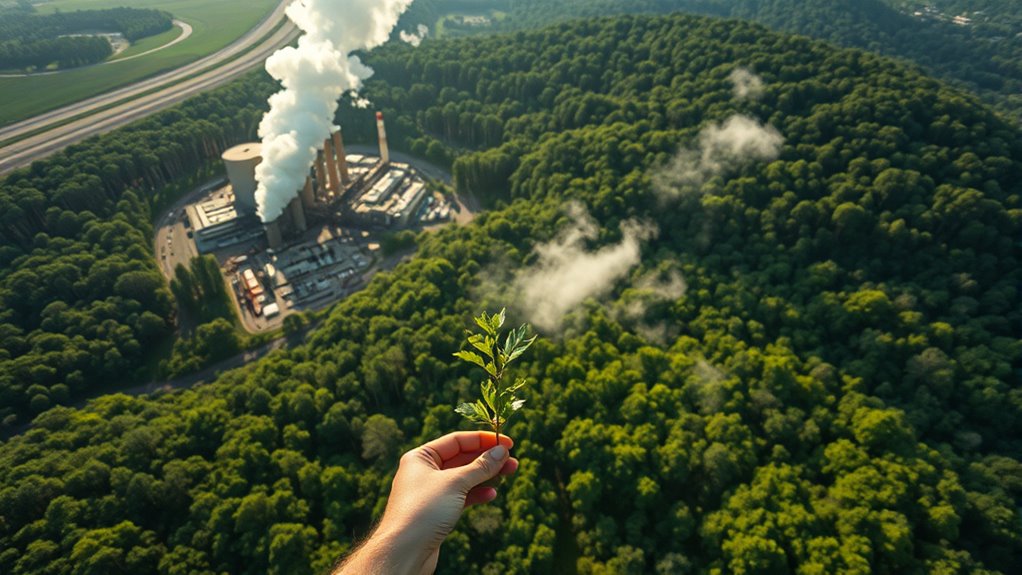 offsetting emissions promotes sustainability