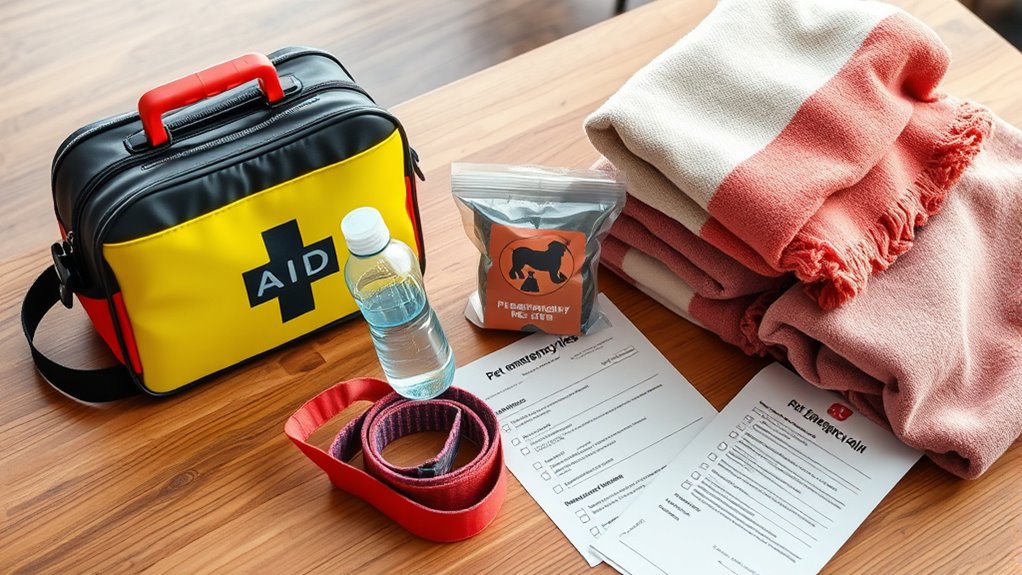 prepare pet emergency kit