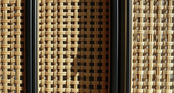 textured mesh cabinet doors