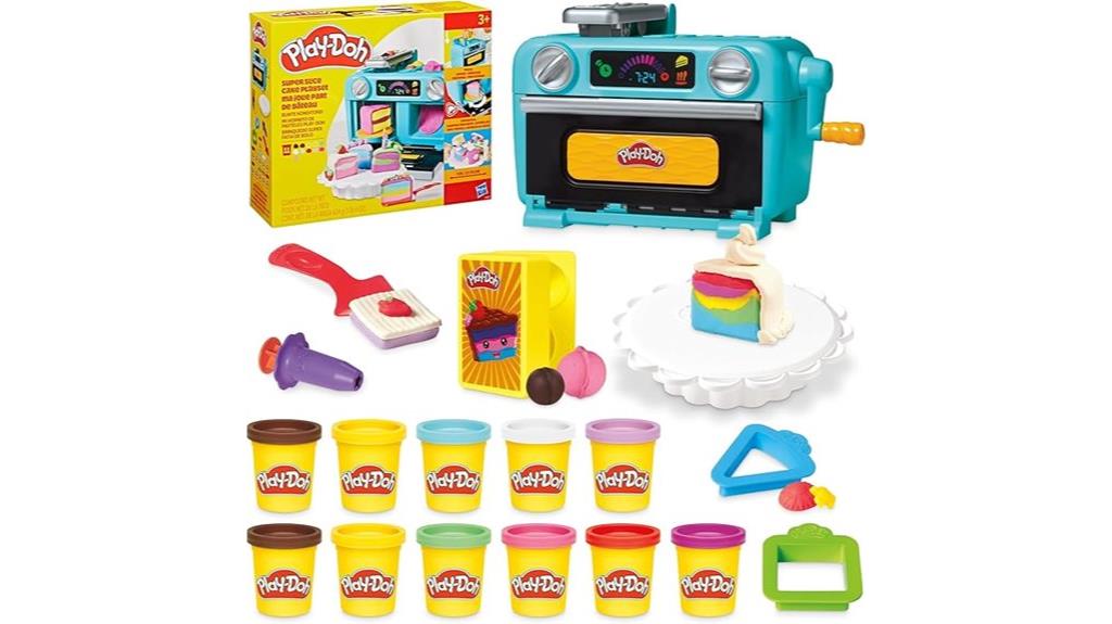 cake shaped play doh set