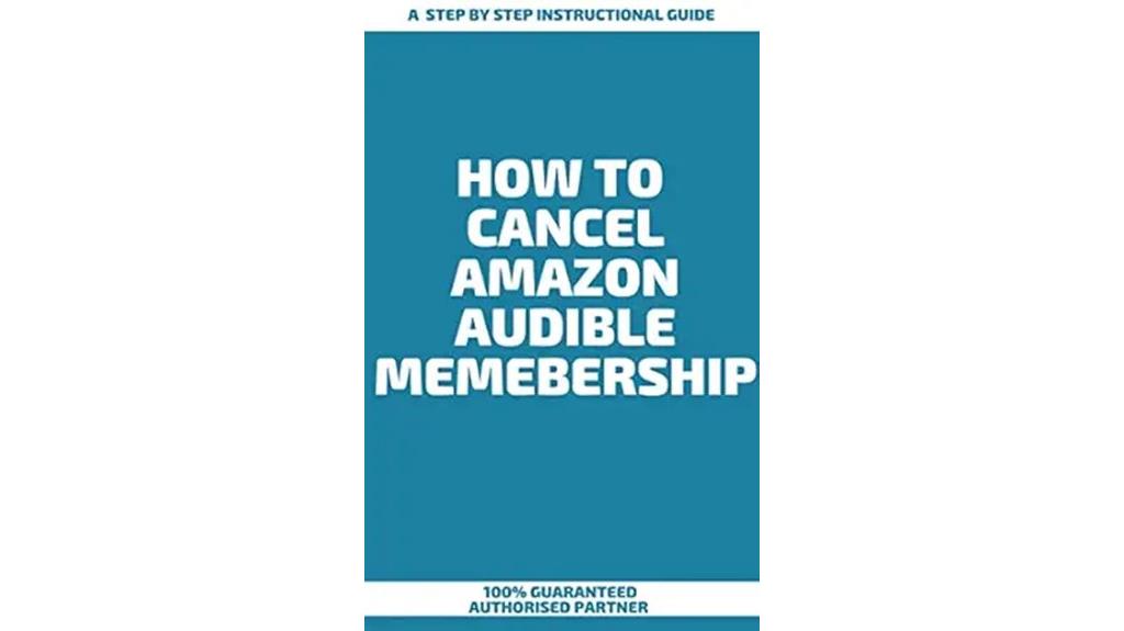 cancel audible subscription easily