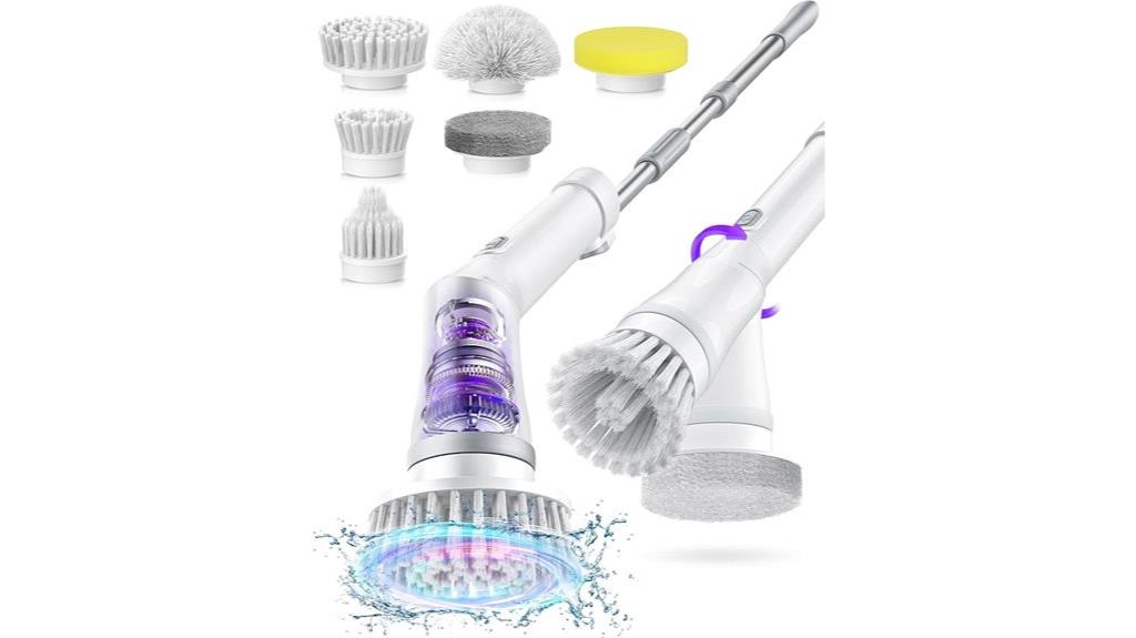 cordless spin scrubber set