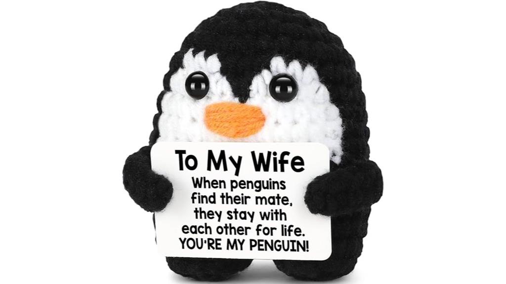 crochet penguin gift idea