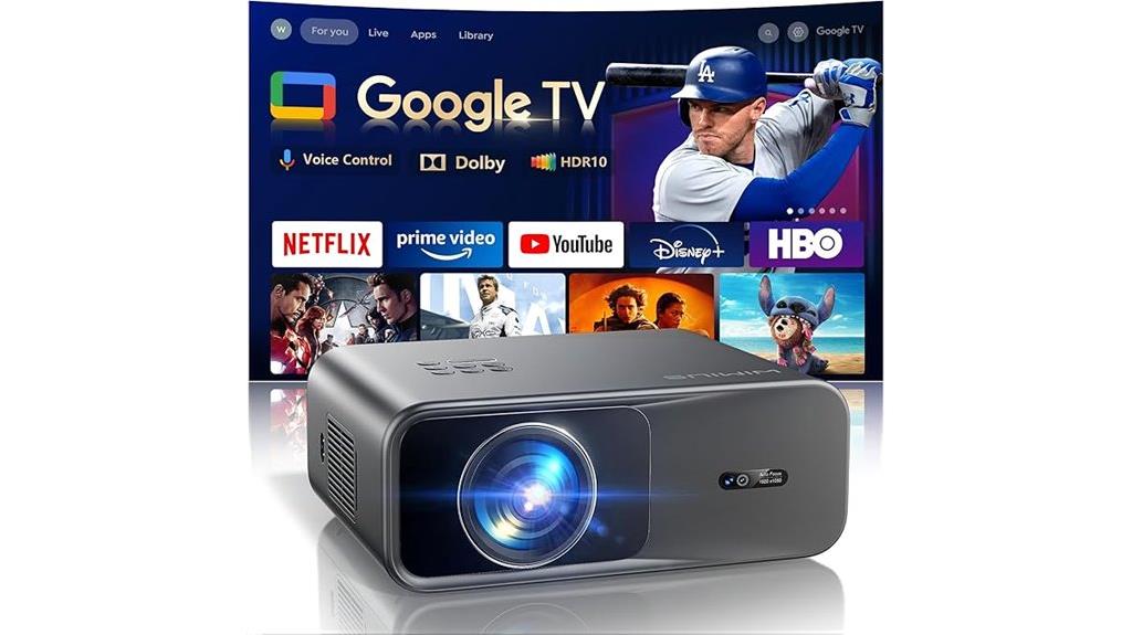 google 4k projector features