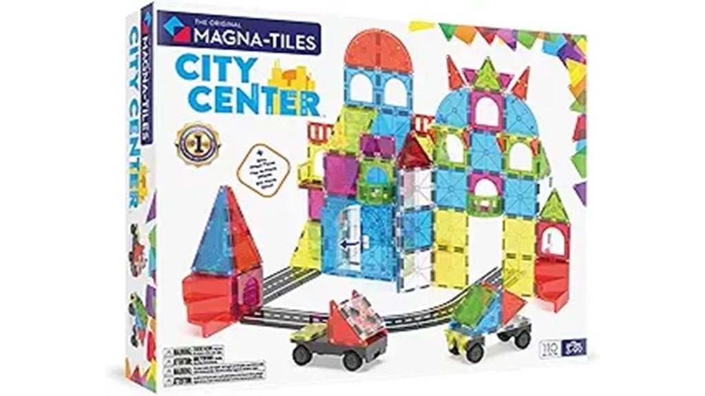 magnetic city building set