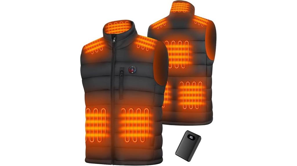 men s heated electric vest