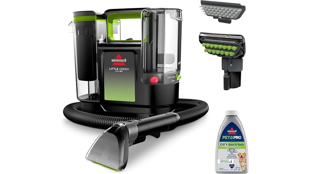 portable carpet cleaning device