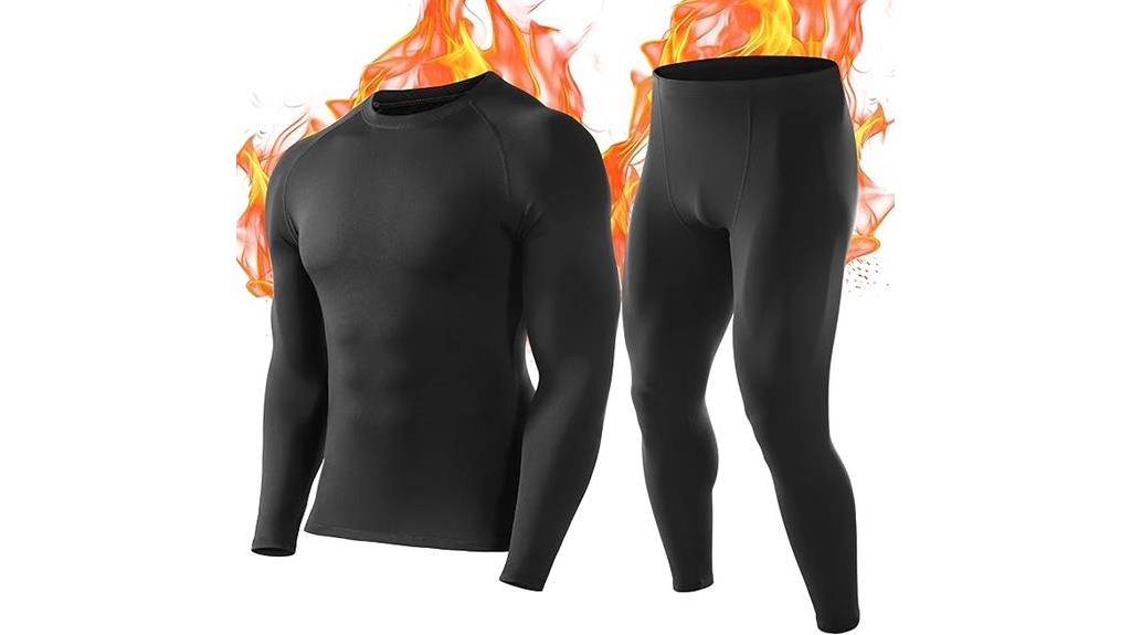thermal fleece ski set