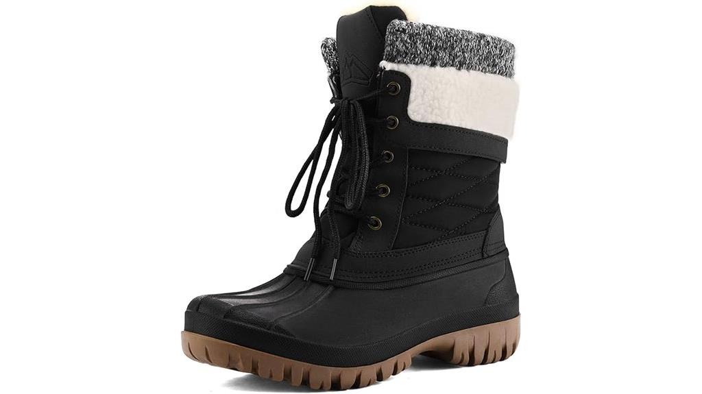 warm waterproof snow boots
