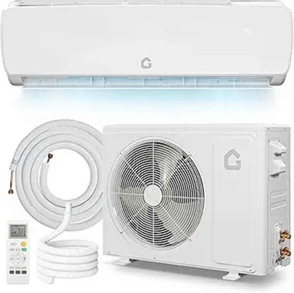 12000 BTU Ductless Mini Split AC Heat Pump