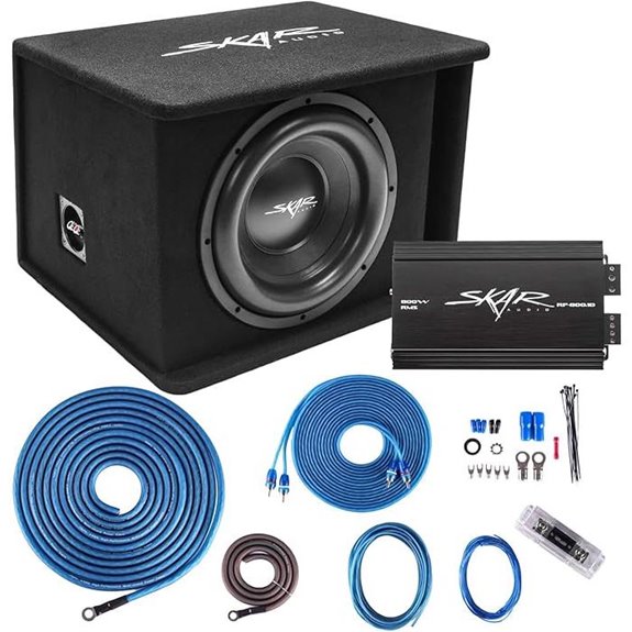 Skar 12 SDR Subwoofer Bass Package with Amplifier