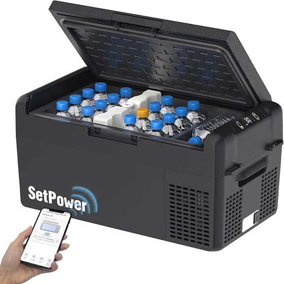 Setpower 12V Portable Car Refrigerator Cooler