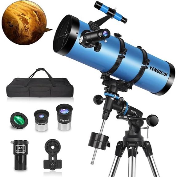 150EQ Newtonian Reflector Telescope with Accessories