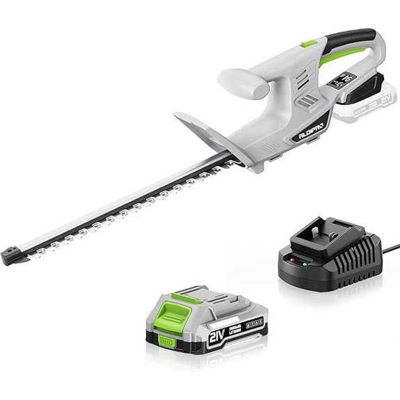 Cordless Hedge Trimmer 18-Inch 21V with Battery