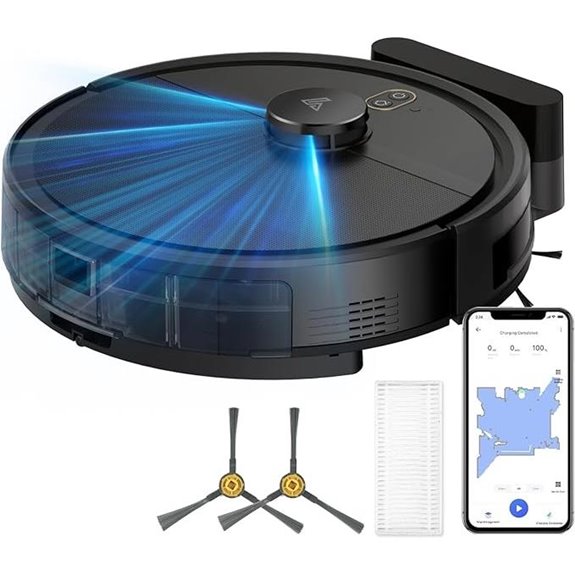2025 Robot Vacuum with Laser Navigation and Strong Suction