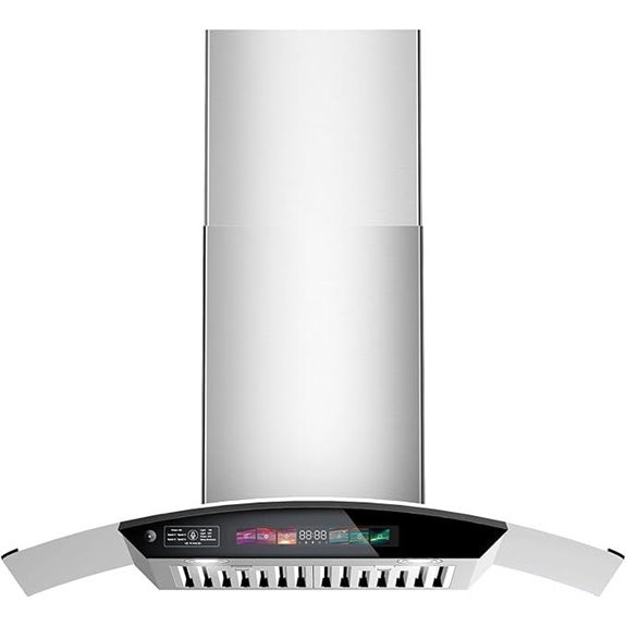 30-Inch Wall Mount Range Hood with Touch Control