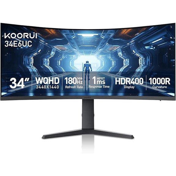 Koorui 34-inch Curved Ultrawide Gaming Monitor