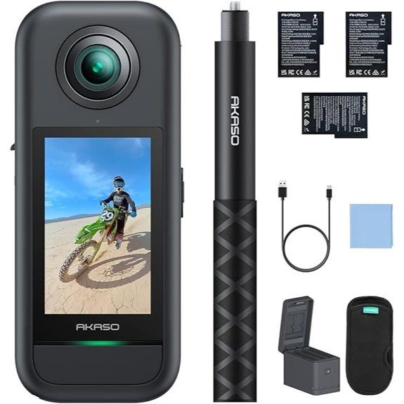 AKASO 360 Weatherproof Action Camera Creator Bundle