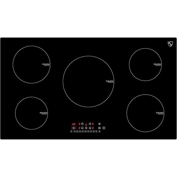 K&H 36-Inch 5-Burner Induction Electric Cooktop