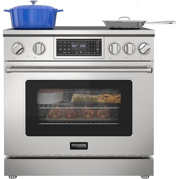 KoolMore 36 Induction Range with Convection Oven
