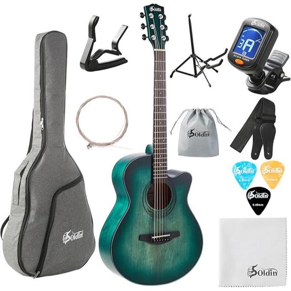 40-Inch Acoustic Guitar Bundle with Accessories