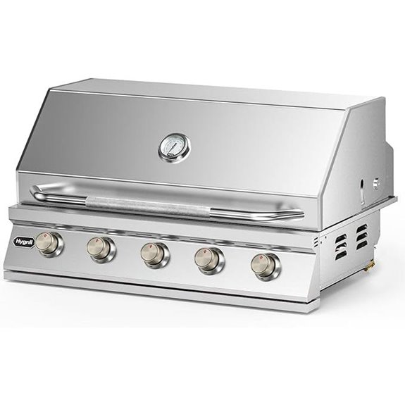 Hygrill 40-Inch Built-In Stainless Steel Propane Grill
