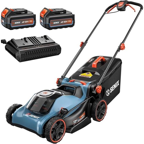 SENIX 40V 17 Cordless Electric Lawn Mower