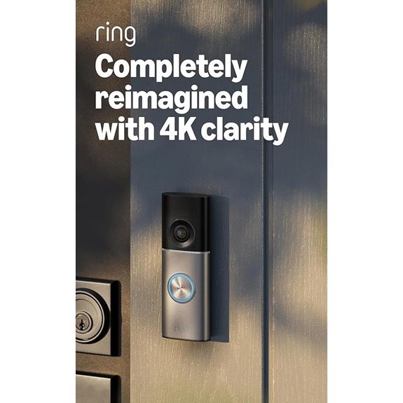 Ring Wired Doorbell Pro 4K Security Camera