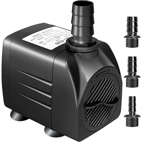 GROWNEER 550GPH Submersible Pump for Aquarium