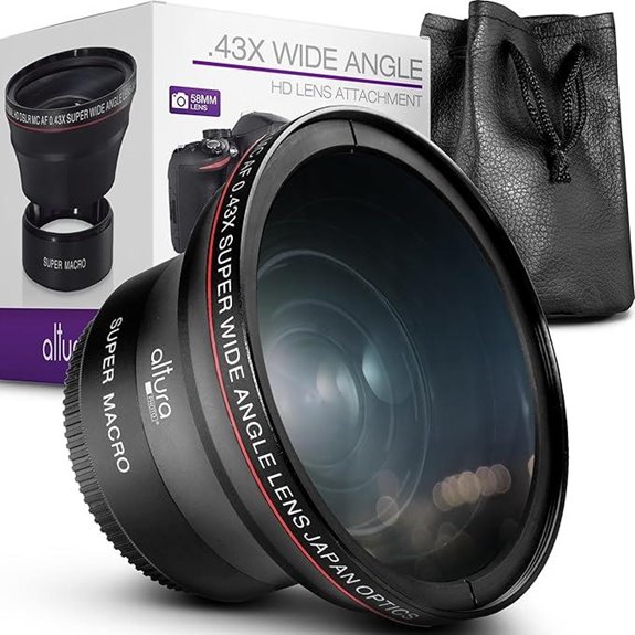 Altura 58MM 0.43x Wide Angle Lens for DSLR