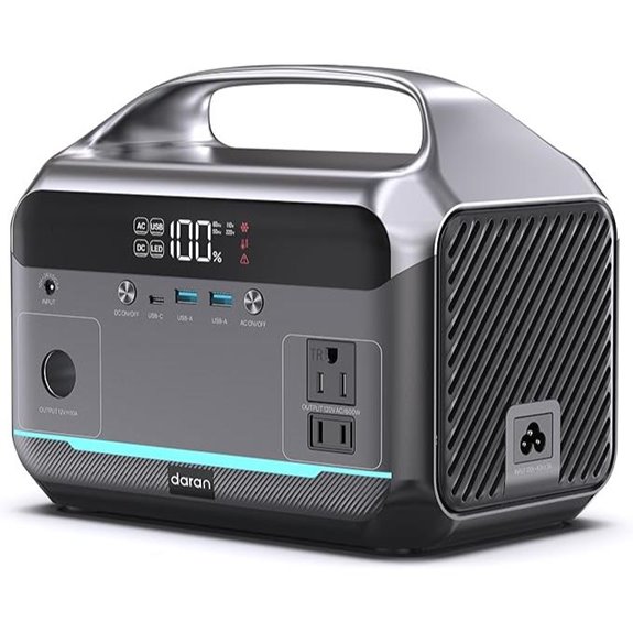 Portable 600W Solar Power Station with Fast Charging