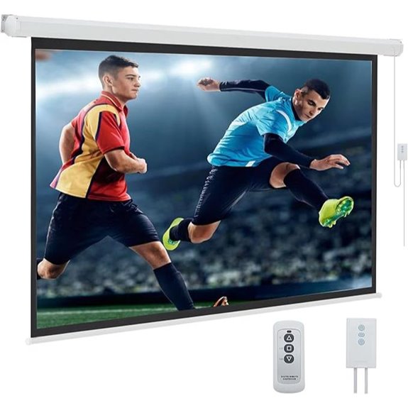 YODOLLA 84-inch Motorized Projection Screen