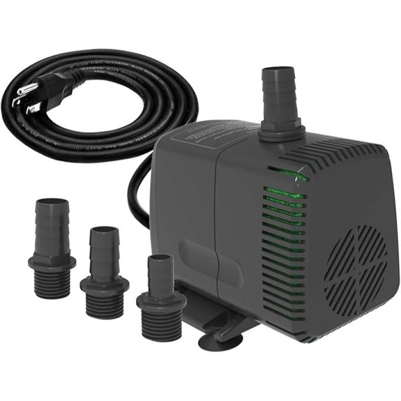 Submersible Pump 880GPH for Fountains and Ponds