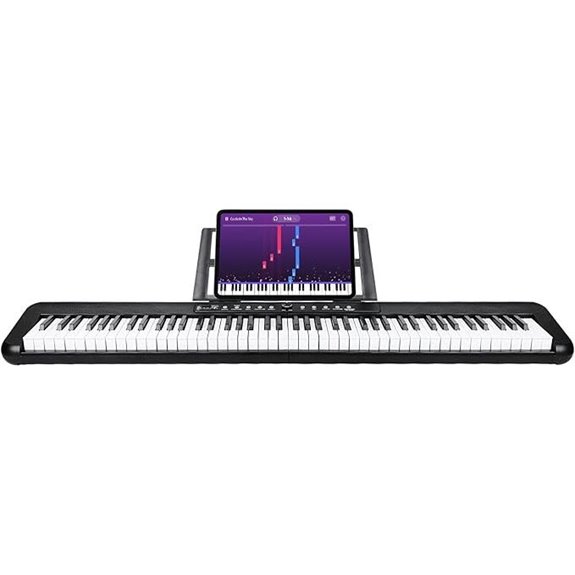 88-Key Digital Piano with Stand Bluetooth MIDI