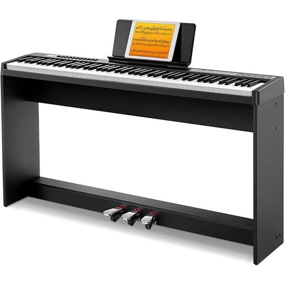 Donner 88-Key Digital Piano with Stand and Pedals