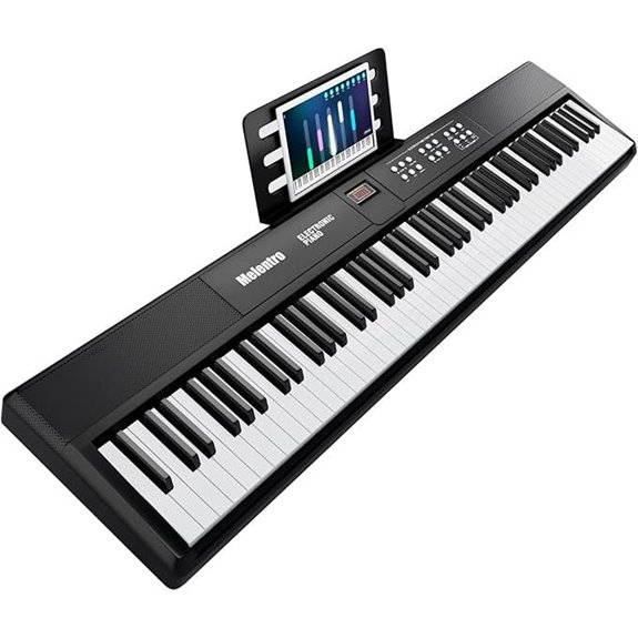 Weighted 88-Key Digital Piano with USB-MIDI & Wireless