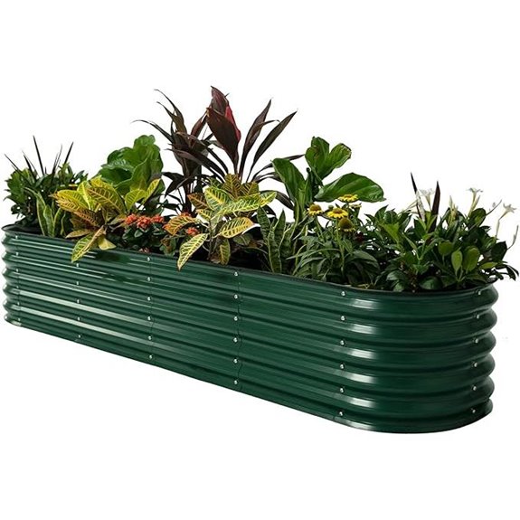 Vego Garden Raised Bed Kit 8ft x 2ft British Green