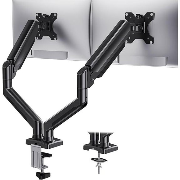 HUANUO Dual Monitor Mount for 32-Inch Screens