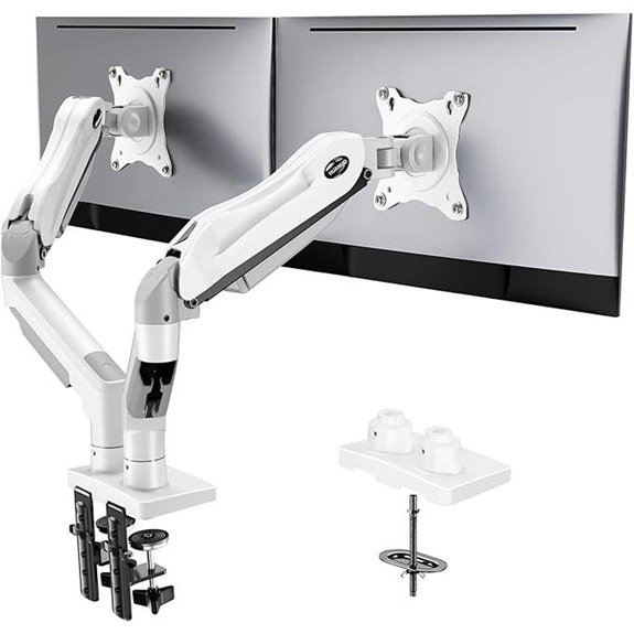HUANUO Dual Monitor Stand with Full Motion