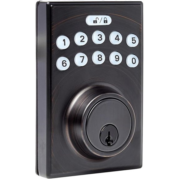 Amazon Basics Keypad Deadbolt Lock with Touch Control