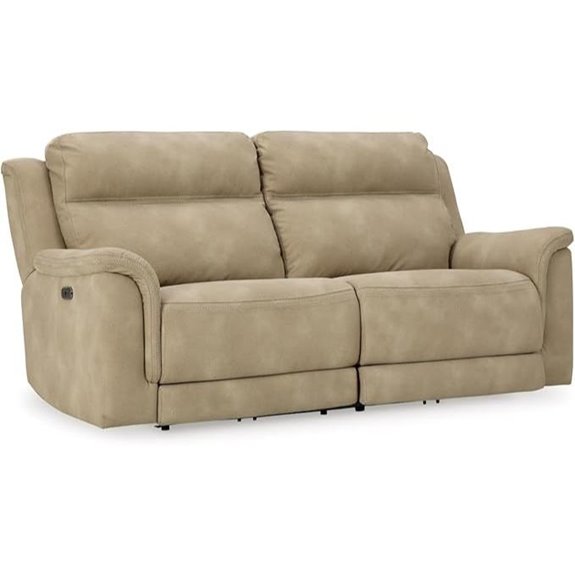 Signature Design Ashley DuraPella Reclining Sofa with Ottoman