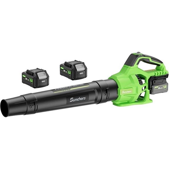 Cordless Leaf Blower with Batteries and Charger