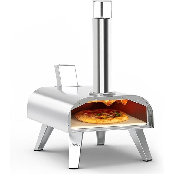 BIG HORN Outdoors 12 Multi-Fuel Pizza Oven