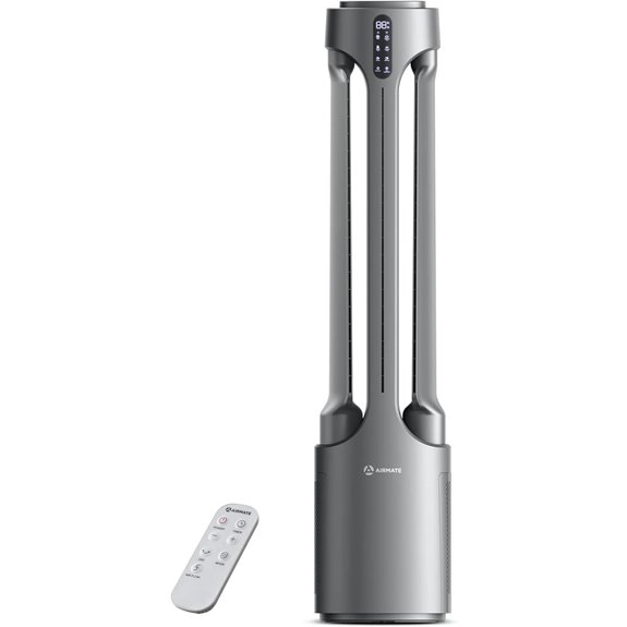 AIRMATE Bladeless Tower Fan Air Purifier (1500CFM)