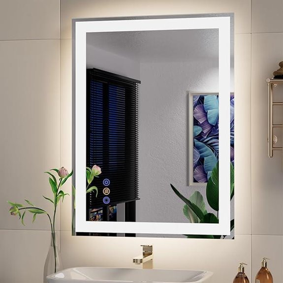 24x32 LED Backlit Bathroom Vanity Mirror