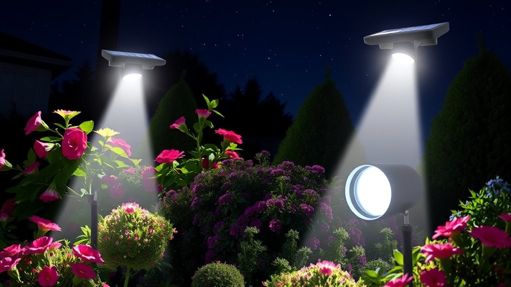 brightness battery waterproof adjustability