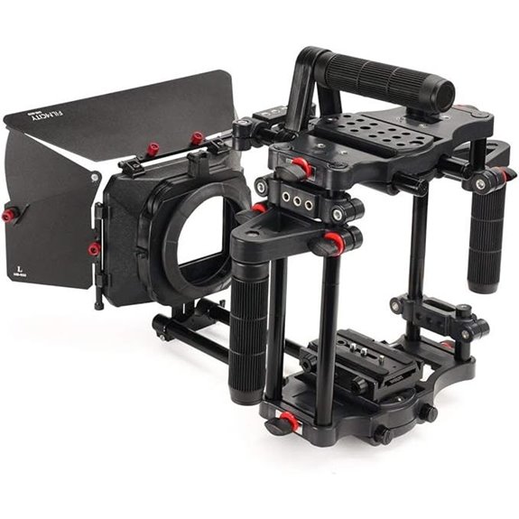 DSLR Camera Cage with Matte Box & Filter Holders