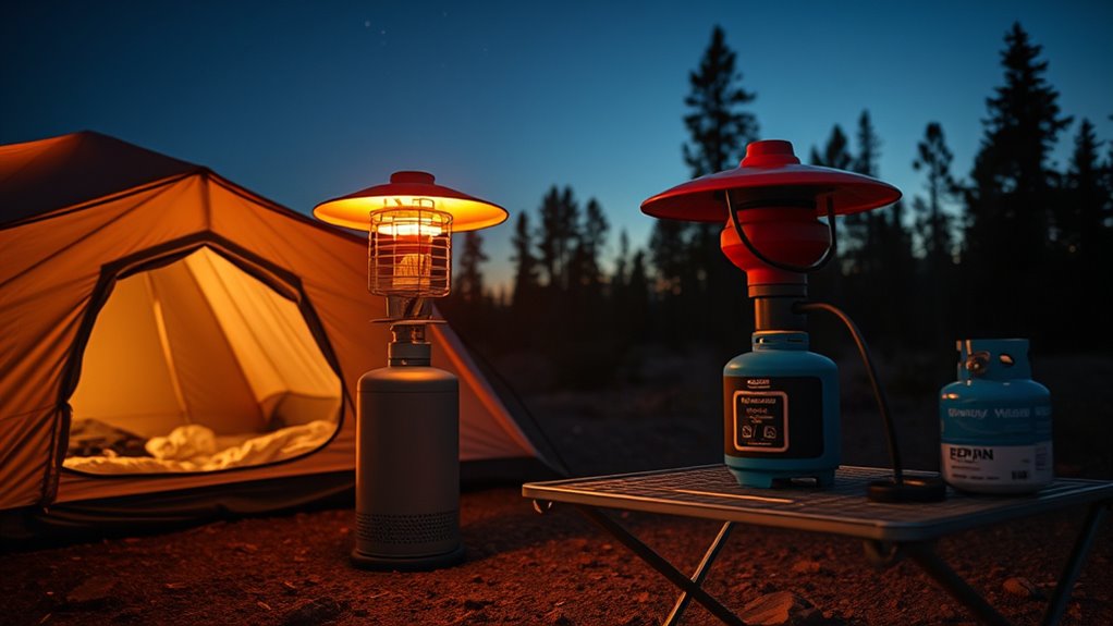 camping heater safety considerations
