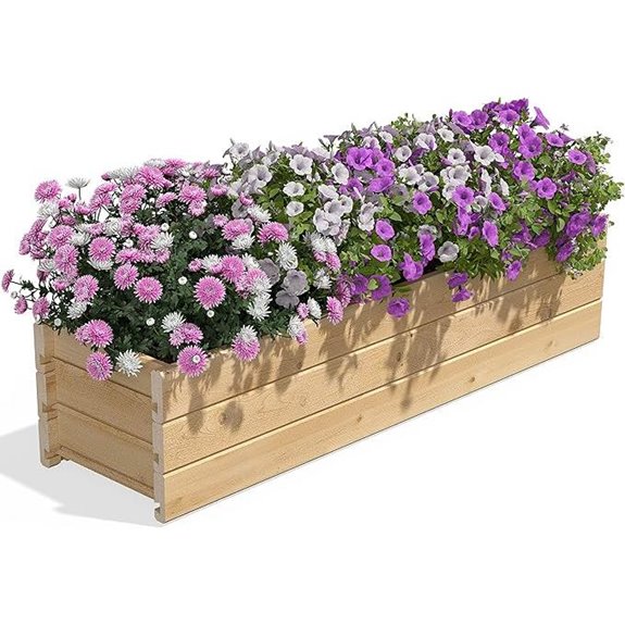 Greenes Cedar Wood Planter Box (46x11x10)